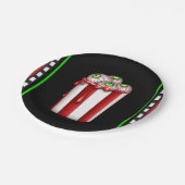 ポップコーンアイボールハロウィンファイブナイトパーティー ペーパープレート (アングル)