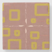 ポップコーンアニメのテーブルを救う石コースター ストーンコースター (正面)