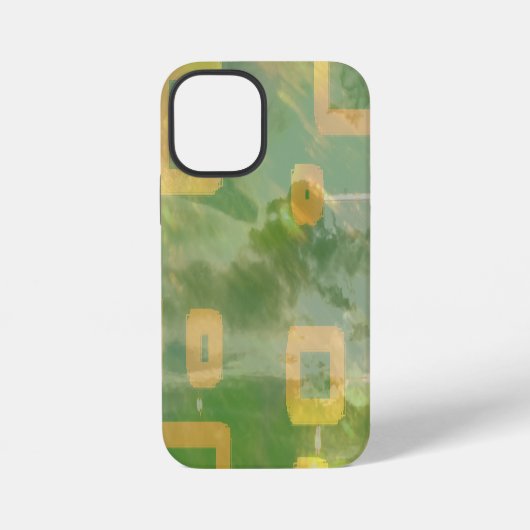 ポップコーンアニメセル輝かしいテクノスカイフォンケース iPhoneケース (裏面)