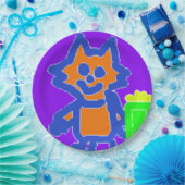 ポップコーンアニメハングル紙プレート ペーパープレート (パーティー)