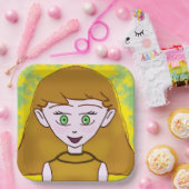 ポップコーンアニメメリー紙プレート ペーパープレート (パーティー)