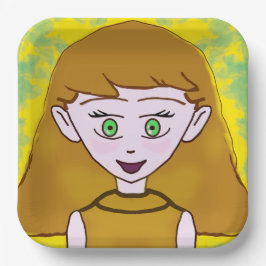 ポップコーンアニメメリー紙プレート ペーパープレート