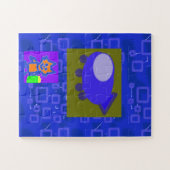 ポップコーンアニメ宇宙船パズル ジグソーパズル (横)