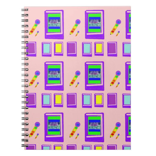 ポップコーンアニメ私は本当にカラオケスパイラルノートブーを知っている ノートブック (正面)