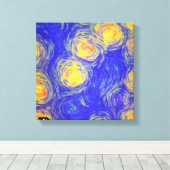 ポップコーンアート キャンバスプリント (インサイチュ (ウッドフロア))