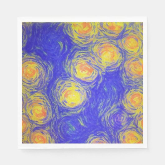 ポップコーンアート スタンダードランチョンナプキン (正面)