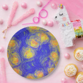 ポップコーンアート ペーパープレート (パーティー)