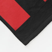 ポップコーンカーニバルコスメおもしろいットシャツレッドホワイトストル フリースブランケット (角)