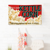 ポップコーンケトルコーンビジネスフェスティバル広告ズ 横断幕 (インサイチュ)