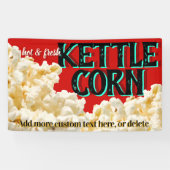 ポップコーンケトルコーンビジネスフェスティバル広告ズ 横断幕 (横)