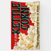 ポップコーンケトルコーンビジネスフェスティバル広告ズ 横断幕 (縦)