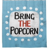 ポップコーンシャワーカーテンを持って来る シャワーカーテン (正面)