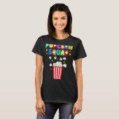 ポップコーンスクワッドシアターラバーシアターおたく Tシャツ (正面フル)