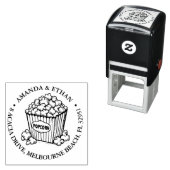 ポップコーンスナックテーマ セルフインキングスタンプ (インサイチュ)