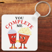ポップコーンソーダあなたは私の周年記念ギフトを完了する キーホルダー (裏面)