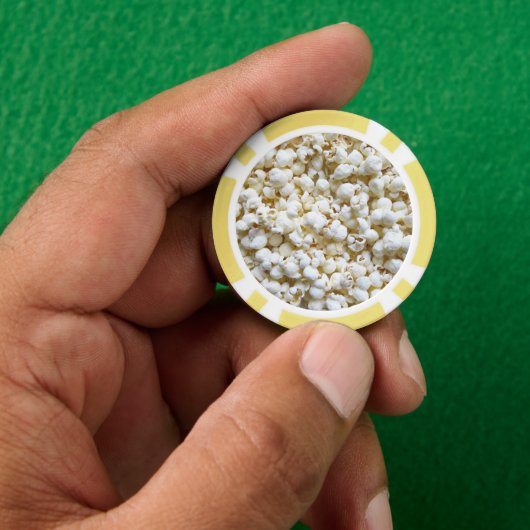 ポップコーンデコール準備カスタマイズ済み ポーカーチップ (手)