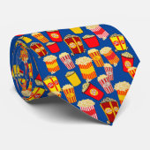 ポップコーンネックタイブルー ネクタイ (ロール)
