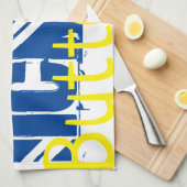 ポップコーンバター映画ナイトタオル キッチンタオル (四つ折り)