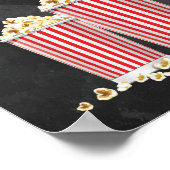 ポップコーンバー標識 ポスター (角)