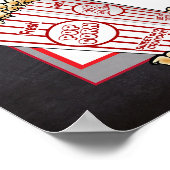 ポップコーンバー ウェディングまたはベビーシャワー サイン ポスター (角)