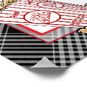 ポップコーンバー ウェディングまたはベビーシャワー 看板 ポスター (角)