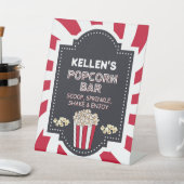 ポップコーンバー – ペデスタルテーブルパーティーのサイン 台座サイン (インサイチュ)