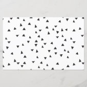 ポップコーンバー |白黒ミニマル結婚リストのサイン (裏面)