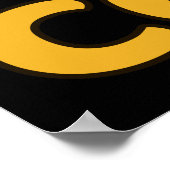 ポップコーンポップコーン食べ物食べ物愛好家グラフィックを渡す ポスター (角)