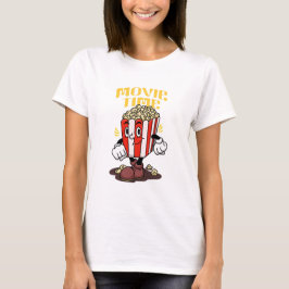 ポップコーンマスコットキャラクター Tシャツ