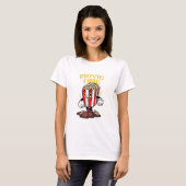 ポップコーンマスコットキャラクター Tシャツ (正面フル)