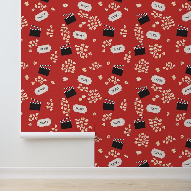 ポップコーンレトロ映画シネマルーム 壁紙 (アプリケーション)