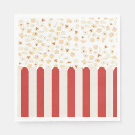 ポップコーンレトロ映画 スタンダードランチョンナプキン