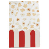 ポップコーンレトロ映画 ミディアムペーパーバッグ (正面)