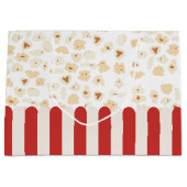 ポップコーンレトロ映画 ラージペーパーバッグ (正面)