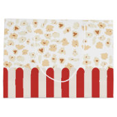 ポップコーンレトロ映画 ラージペーパーバッグ (裏面)