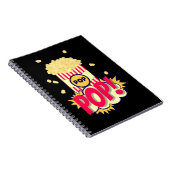 ポップコーンヴィンテージレトロ ノートブック (右側)