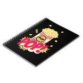 ポップコーンヴィンテージレトロ ノートブック (左側)