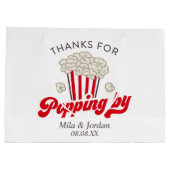 ポップコーン党の抱き枕 ラージペーパーバッグ (裏面)