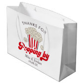 ポップコーン党の抱き枕 ラージペーパーバッグ (裏面アングル)