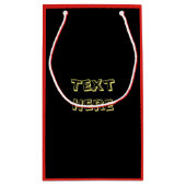 ポップコーン及び映画リールフィルム抱き枕 スモールペーパーバッグ (裏面)