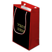 ポップコーン及び映画リールフィルム抱き枕 スモールペーパーバッグ (裏面アングル)