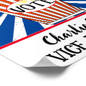 ポップコーン投票» おもしろい学校選挙ポスター ポスター (角)