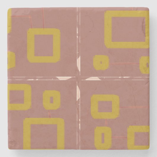 ポップコーン救アニメマイテーブルストーンコースター ストーンコースター (正面)