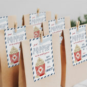 ポップコーン教室バレンタインカード 招待状