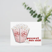 ポップコーン日付夜 ポストカード (スタンド正面)