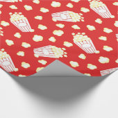 ポップコーン映画のパターンラッピング紙 ラッピングペーパー (角)
