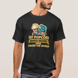 ポップコーン映画スナックシネマテレビおもしろい番組 – Popco Tシャツ