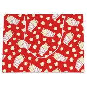 ポップコーン映画ナイトパーティーバッグ ラージペーパーバッグ (正面)