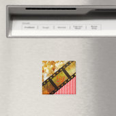 ポップコーン映画リールフィルムマグネット マグネット (インサイチュ (食洗機))