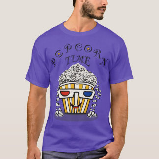 ポップコーン時間1 Tシャツ